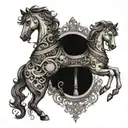 carousel tattoo design idea