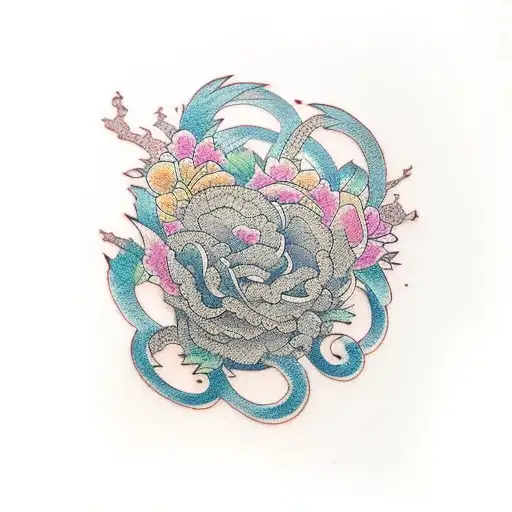 Kintsugi tattoo design idea