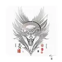 Kintsugi tattoo design idea