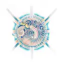 Kintsugi tattoo design idea