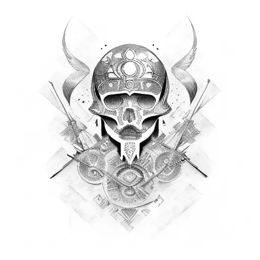 birthdate 25-02-67 roman tattoo design idea