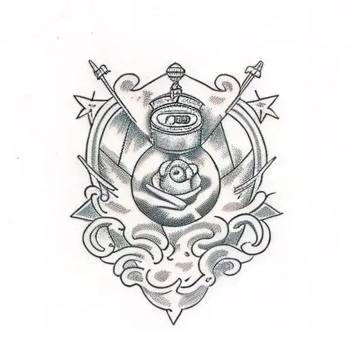 birthdate roman lettering tattoo design idea