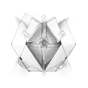 rubik's cube tattoo design idea