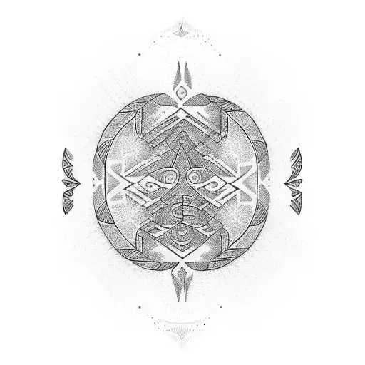 Design a tattoo that showcases your children's names in a creative Maori-inspired pattern, symbolizing the importance of family in your life tattoo design idea