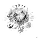 venus en escorpio astrologia tattoo design idea