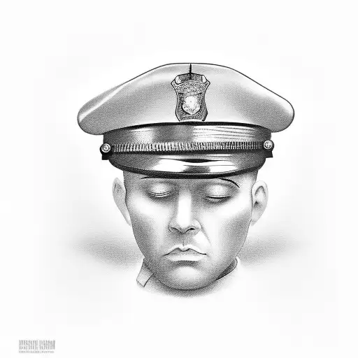 correctional officer prison guard  tribute  tattoo design idea