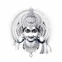 shri ram tattoo design idea