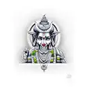 shri ram tattoo design idea
