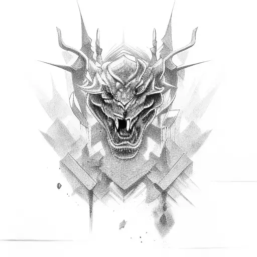 sin of pride tattoo design idea