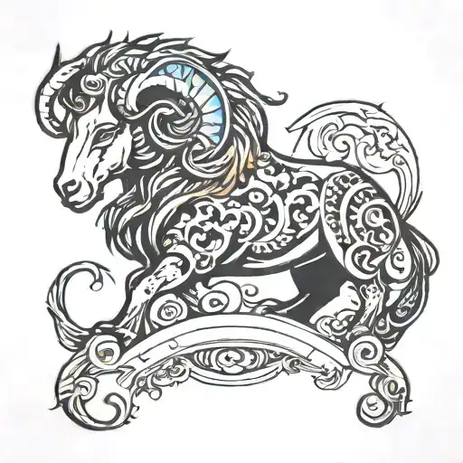 aries Aquarius leo scorpio taurus tattoo design idea