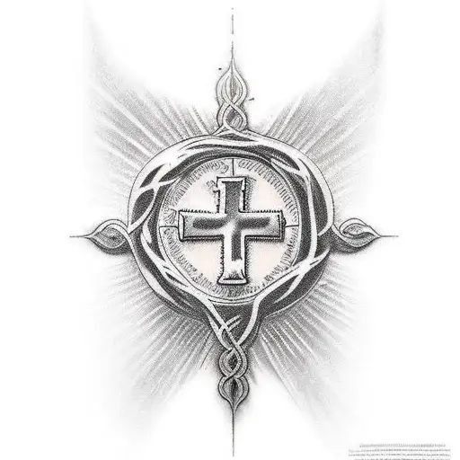 i want a religious tattoo that represents my bealieve in god (im a christian) but that belief is beyond the poor represe tattoo design idea