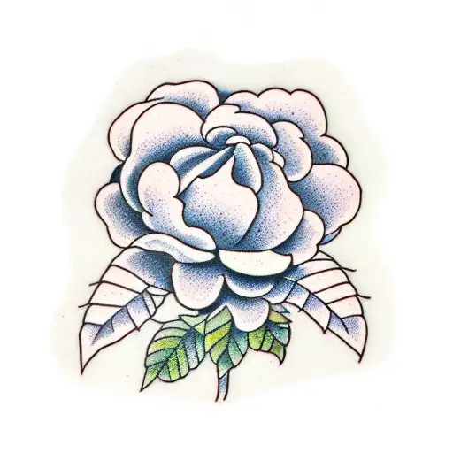 S.A.V.I Temporary Tattoo Stickers, 3 Rose Flowers With Leaves Tattoo  Pattern For Men, Women, Tattoo For Hand Arm, Size 21x11cm - 1Pc.