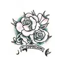 cotton plant tattoo design idea