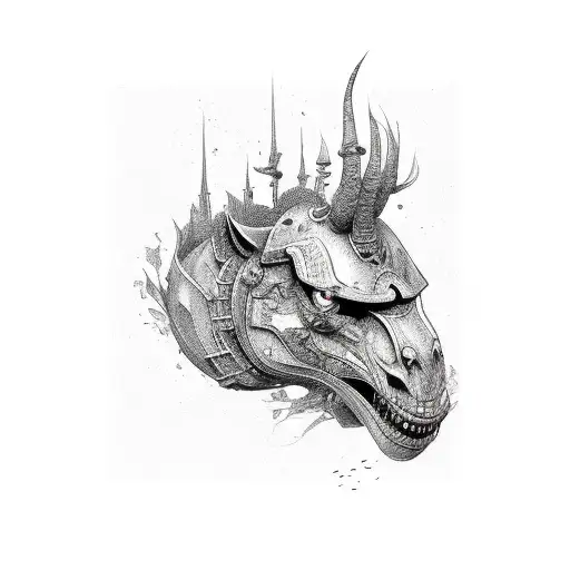 gebrochenes herz  tattoo design idea