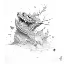 gebrochenes herz  tattoo design idea