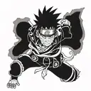 Naruto related tatto tattoo design idea