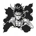 Naruto related tatto tattoo design idea