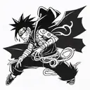 Naruto related tatto tattoo design idea