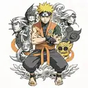 Naruto characters tattoo design idea