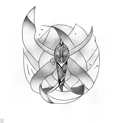 boomerang tattoo design idea