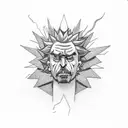 rick sanchez tattoo design idea