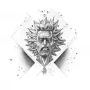 rick sanchez tattoo design idea