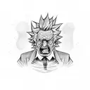 rick sanchez tattoo design idea