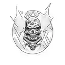 blink 182 logo tattoo design idea