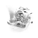 Escape from a toxic relationship  tattoo design idea