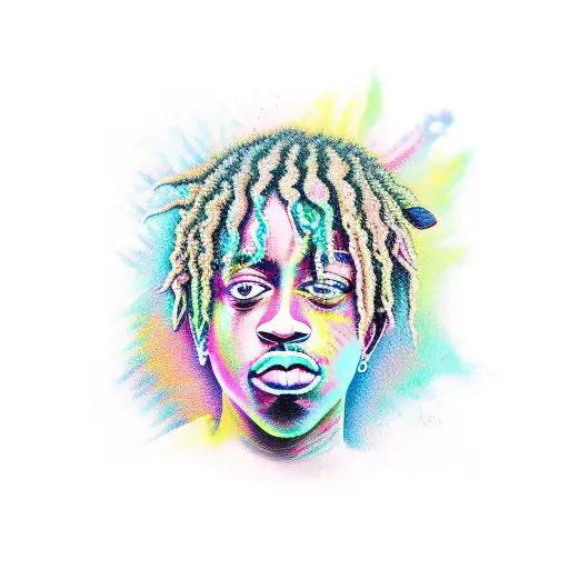 999 juice wrld tattoo design idea