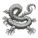 tokyo ghoul centipede  tattoo design idea