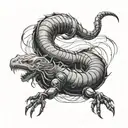 tokyo ghoul centipede  tattoo design idea