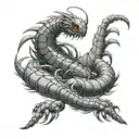 tokyo ghoul centipede  tattoo design idea