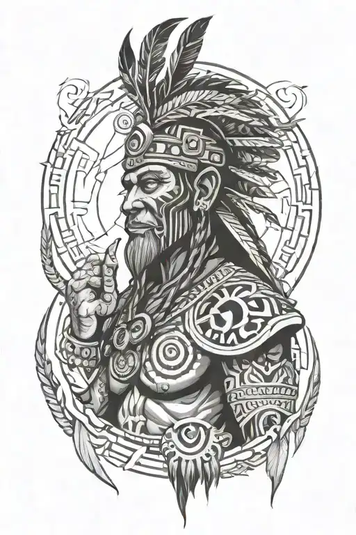 shaman tattoo design idea