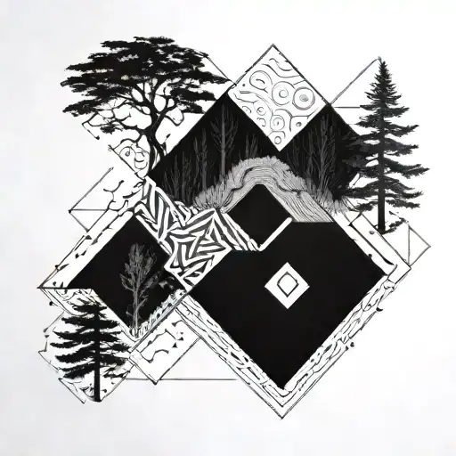 “Two roads diverged in a wood, and I—I took the one less traveled by”  tattoo design idea