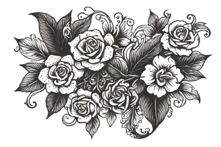 Stephanie cursive tattoo design idea