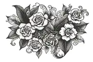 Stephanie cursive tattoo design idea