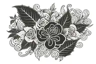 Stephanie cursive tattoo design idea