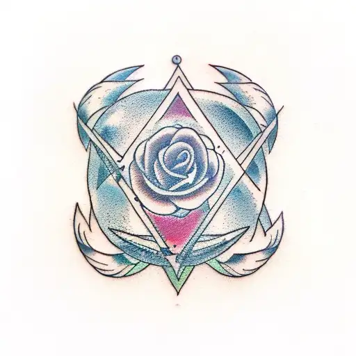 Gemini tattoo design idea