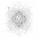 japanese with fractal geometry forearm sleeve tattoo design idea