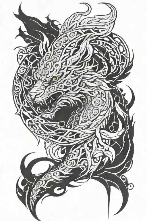 igris solo leveling tattoo design idea