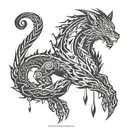 solo leveling igris tattoo design idea