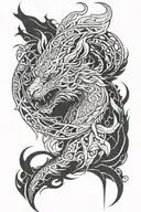 igris solo leveling tattoo design idea