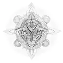  trident with rudrashka beads and maha mritunjay mantra  tattoo design idea