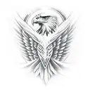 maluma eagle tattoo design idea