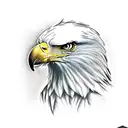 maluma eagle tattoo design idea
