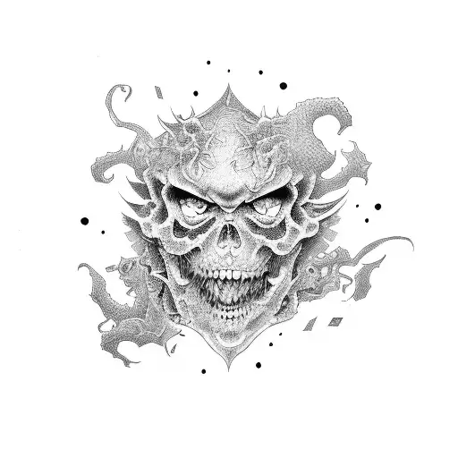 shinigami tattoo design idea