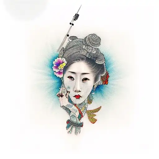 Virginia Woolf tattoo design idea