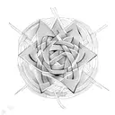 witch knots ropes tattoo design idea