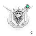 digivice wire circuitry  tattoo design idea